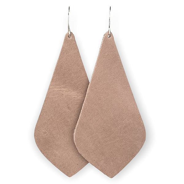 Fawn Pippa Leather Earrings - Eleven10Leather and Designs