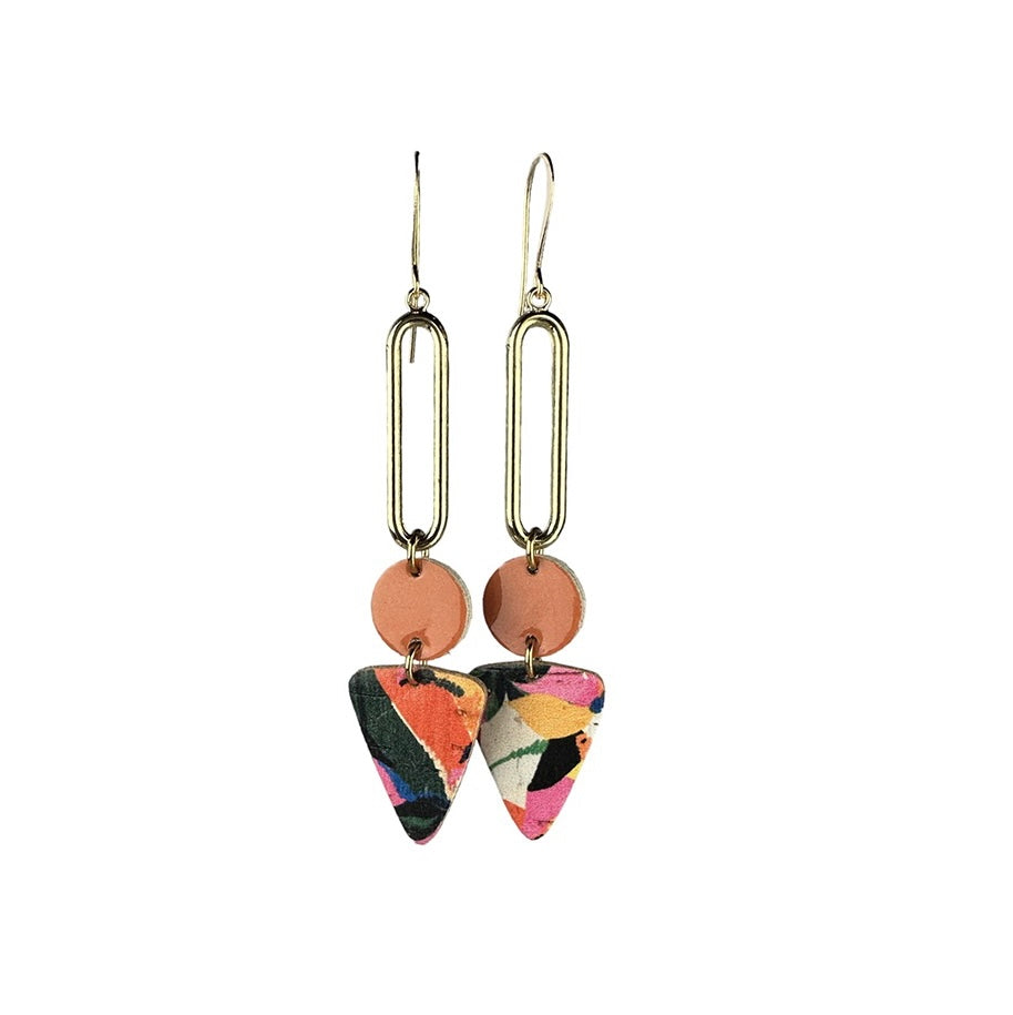Dolly Roxy Cork Earrings - Eleven10Leather and Designs