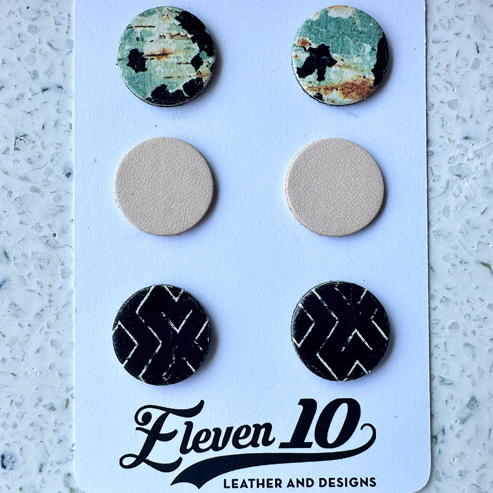 Cairo Studs - Eleven10Leather and Designs