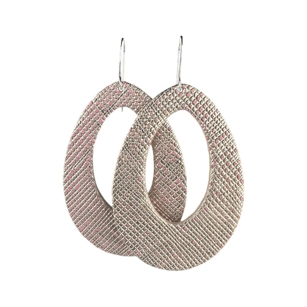 Lip Gloss Fallon Leather Earrings - Eleven10Leather and Designs