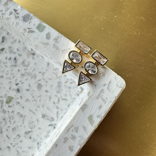 The Shape of You Studs - Eleven10Leather and Designs