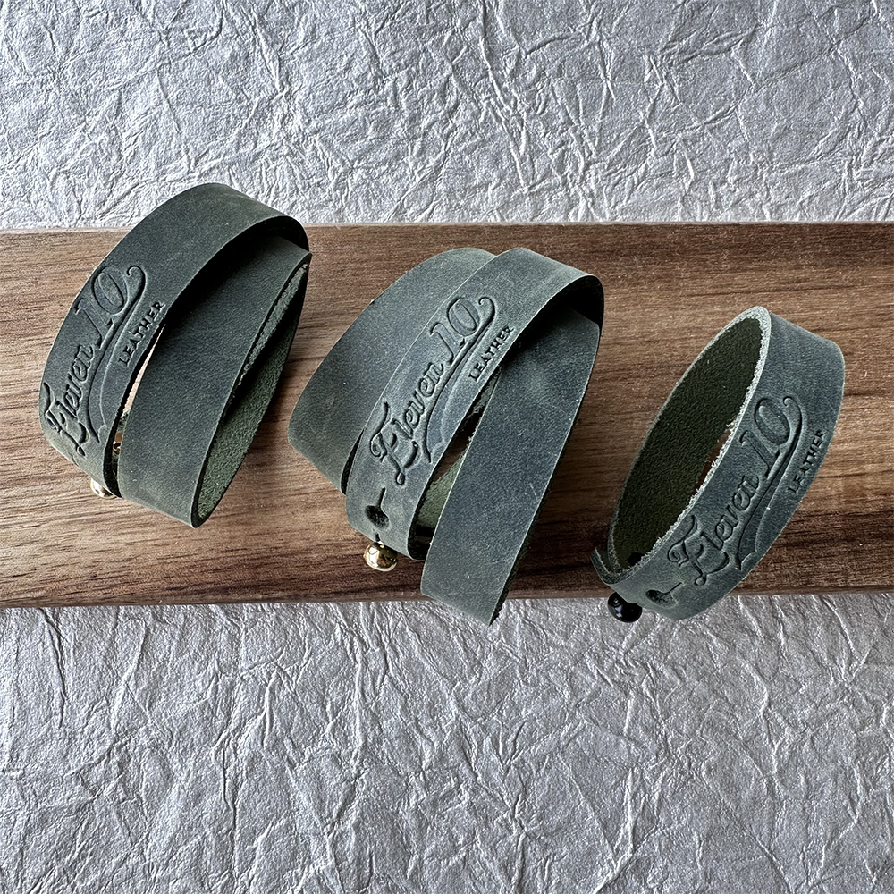 Rosemary Wrap Leather Bracelet - Eleven10Leather and Designs