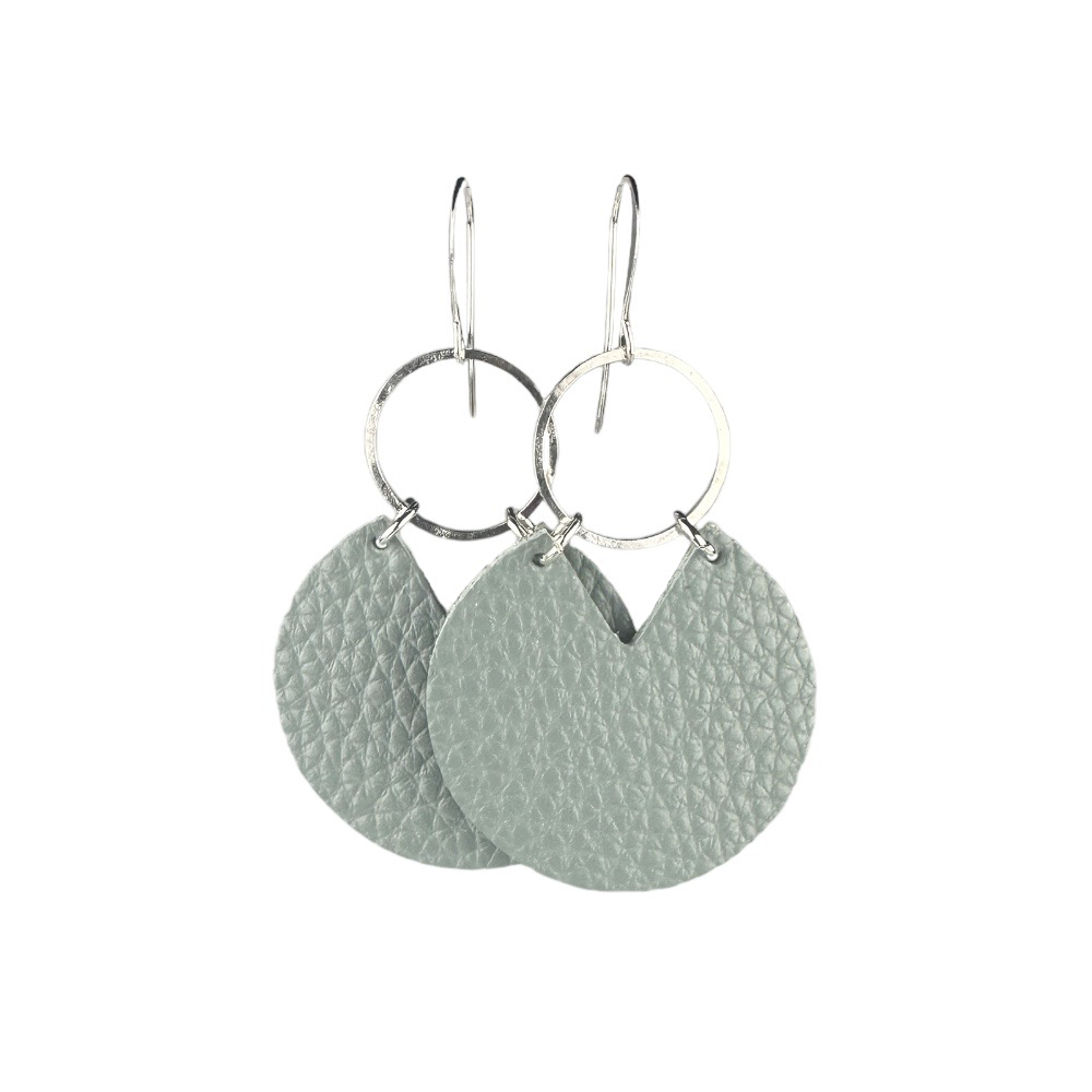 Pebble Beach Stella Leather Earrings - Eleven10Leather and Designs