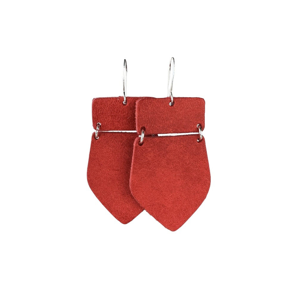 Salsa Maxi Leather Earrings - Eleven10Leather and Designs