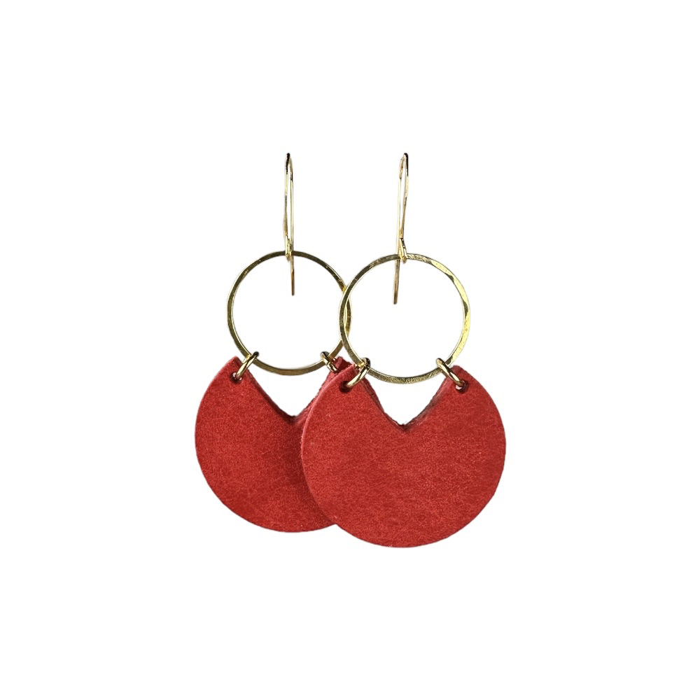 Salsa Stella Leather Earrings - Eleven10Leather and Designs