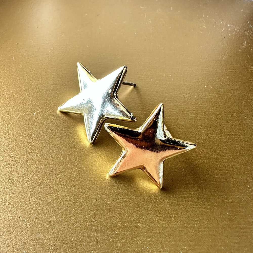 Star Studded Earrings - Eleven10Leather and Designs