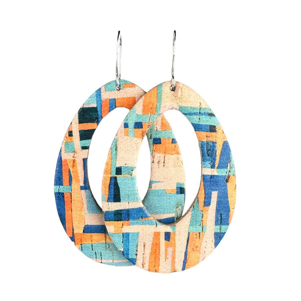 Summer Crush Fallon Cork Earrings - Eleven10Leather and Designs