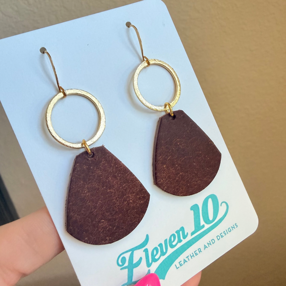 Bedrock Bridgette Leather Earrings