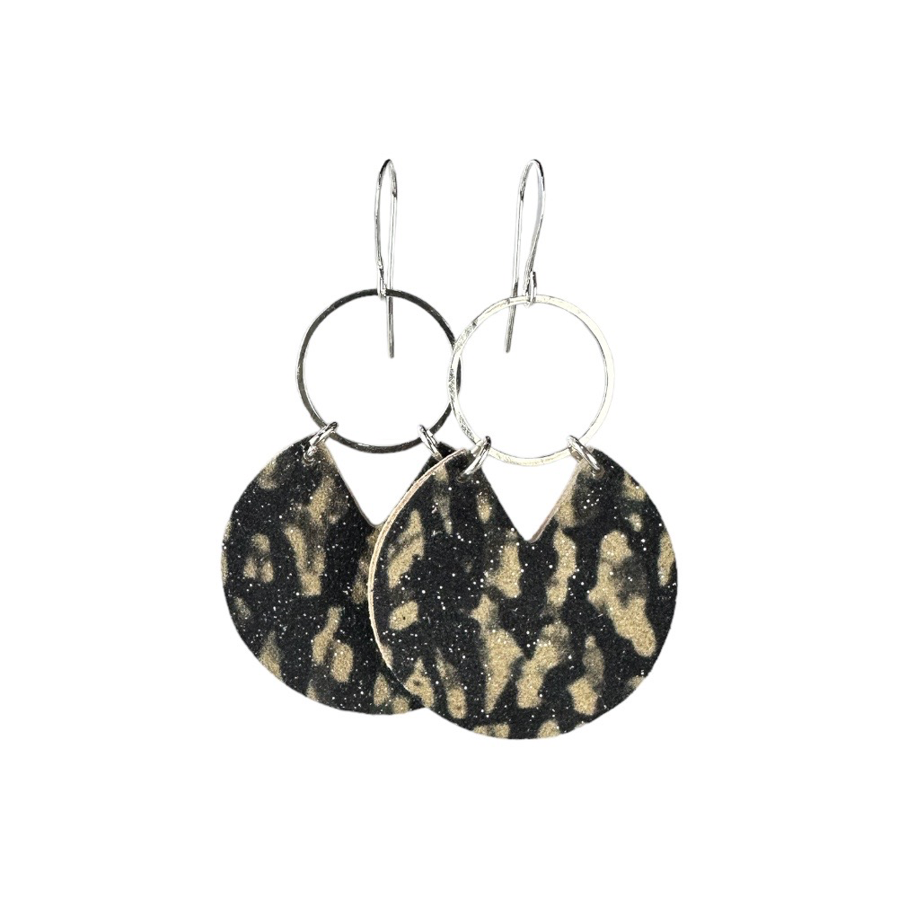 Wild Wood Stella Leather Earrings - Eleven10Leather and Designs
