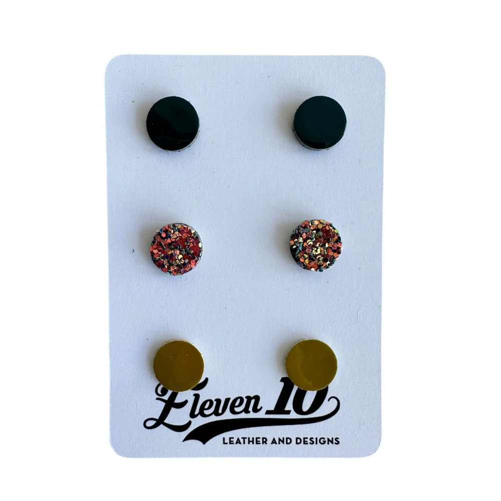 Chameleon Leather Studs - Eleven10Leather and Designs