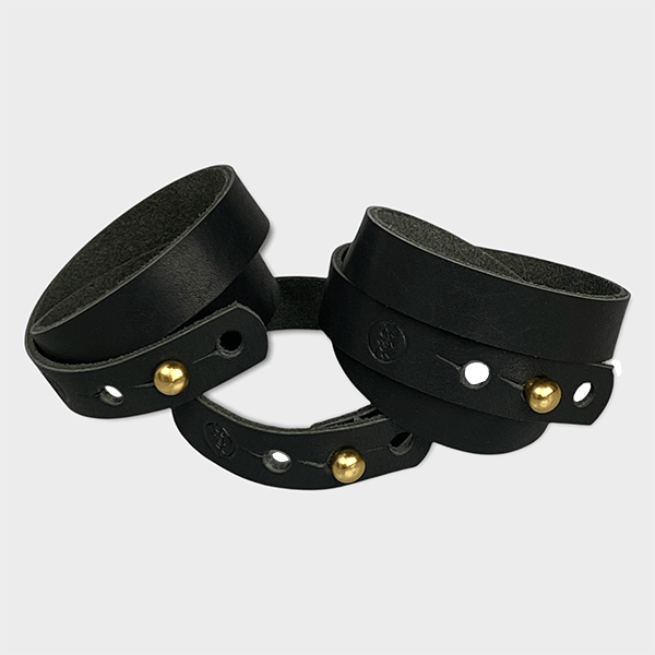 Heritage Double Wrap Black Leather Strap Bracelet - JF04128793 - Fossil